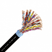 Кабель FTP 50PR 24AWG CAT5 305м. черный внешний