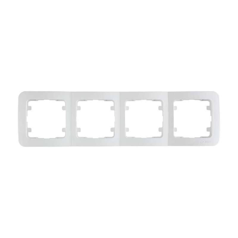 Рамка 4-м Lillium горизонт. бел. Makel 71039