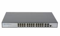 Управляемый L2 PoE коммутатор GIGALINK GL-SW-G204-24P, 24 порта, 1U, 220V, 400W