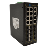 Коммутатор PoE GIGALINK GL-SW-G201-24PST-I, 12 портов 10/100/1000Мбит/с, 48В, 480W (без БП)