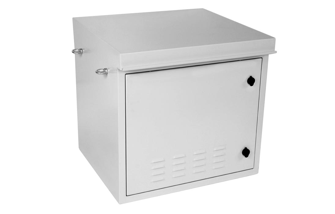 Шкаф климатический телекоммуникационный навесной ШКТ-НВ-2-12U-600-500 с крышей ССД