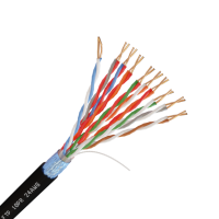 Кабель NetLink NL-CU FTP 10PR 24AWG CAT5 черный внешний