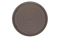 Крышка люка чугунного т/т ГТС с логотипом ССД