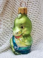 Елочное украшение "Дракоша" (Символ года), в подарочной упаковке, h-7,5 см