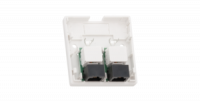 Настенная розетка NMC-WO2UD2-WT, 2 порта, Кат.5e, RJ45/8P8C