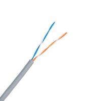 Кабель NETLAN U/UTP 2 пары, Кат.5, омедненный, 24AWG, внутренний, серый, 305м CCA-UU002-5-PVC-GY
