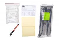 Комплект маркировочный пластмассовый, КМП (упаковка 50 штук и 1 маркер)