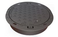 Люк плавающий с шарниром и замком  ТМ "Д-400" (Д)2.7-60 h-140 мм (ОУЭ-600-СМ/140)