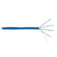 Кабель U/UTP 4 пары,Кат.5e, медь, 24AWG, внутренний, синий, 305м NIKOLAN NKL NKL 4100A-BL