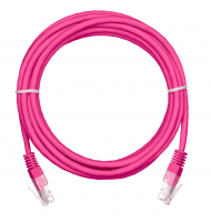 Шнур коммутационный NETLAN UTP 4 пары, медь, Кат.5е, 2хRJ45, T568B, PK, 100 Mhz.