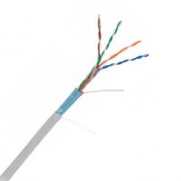 Кабель NETLAN F/UTP 4 пары, Кат.5e, медь, внутренний, серый, 100м EC-UF004-5E-PVC-GY-1