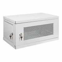 Настенный телекоммуникационный разборный шкаф 19, 600х350, 6U с перфорированной дверцей