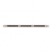 Коммутационная панель 19", 0,5U, 24 порта, Кат.5e, RJ45/8P8C, 110/KRONE, T568A/B NIKOMAX NMC-RP24SD2-HU-MT