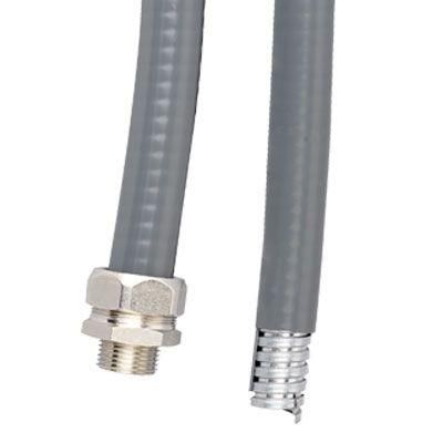 Металлорукав в EVA изоляции гладкой DN d40мм Dвн.40мм Dнар.48мм без протяжки сер. (уп.25м) DKC 607E040