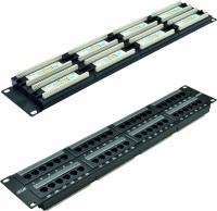 Патч-панель 19 EC-URP-48-UD2, 2U, Кат.5e, 48хRJ45/8P8C