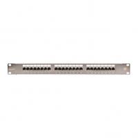 Коммутационная панель 19, 1U, 24 порта, Кат.6, RJ45/8P8C, 110/KRONE, T568A/B NIKOMAX NMC-RP24SE2-1U-MT