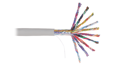 Кабель U/UTP, 50 пар, Кат.5, 24, внутренний, серый, 305м AWG NIKOLAN NKL 6110A-GY