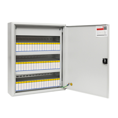 Щит распред, навесной ЩРН-54 пласт, замок (480х400х120) IP31 EKF PROxima