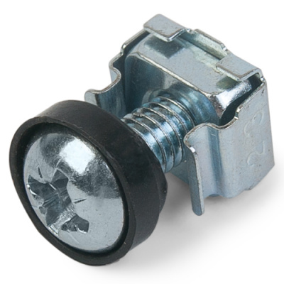 Крепежный комплект М6 (винт, шайба, гайка)(упаковка 100 штук)