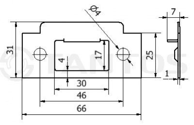 Замок Tantos TS-EML300