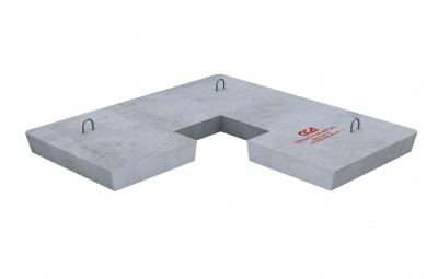 Плита ПАКС 1,6х1,6 анкерная колодца связи (В15) ККТ-2