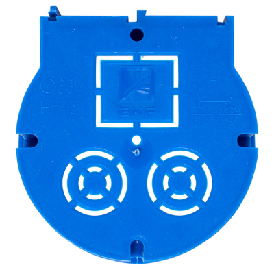 Коробка установочная сборная оконечная КМТ-010-4005 для твердых стен (71х45) с саморезами EKF