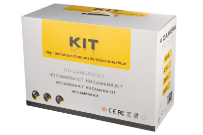 Комплект IP видеонаблюдения на 4 камеры