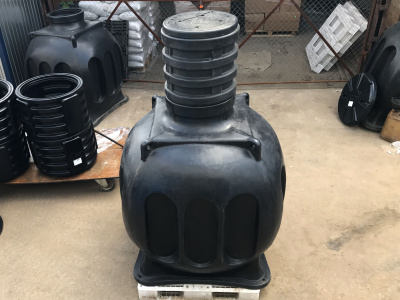 Колодец КС-5 c горловиной D580 мм и крышкой D560