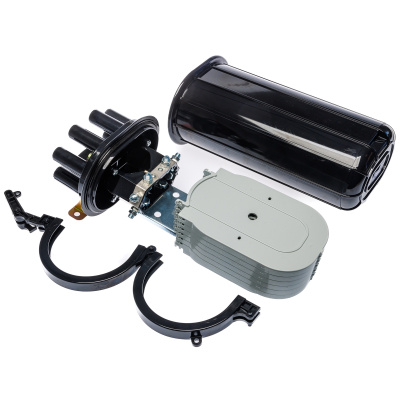 Тупиковая оптическая муфта GJS-R (144 волокна, с крепежем)