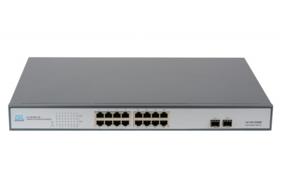 Коммутатор PoE GIGALINK GL-SW-G001-16P, 16 портов, 250Вт