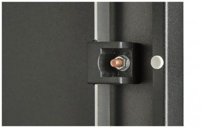 Шкаф телекоммуникационный напольный 19", 27U(600x1000), ШТ-НП-М-27U-600-1000-М-Ч, передняя дверь металл, черный ССД