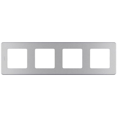 Рамка 4-м Inspiria алюм. Leg 673962