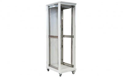 Шкаф телекоммуникационный напольный 19",42U(600x800), ШТ-НП-42U-600-800-М, передняя дверь металл ССД