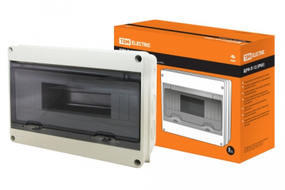 Бокс ЩРН-П-12 модулей навесной пластик IP65 TDM