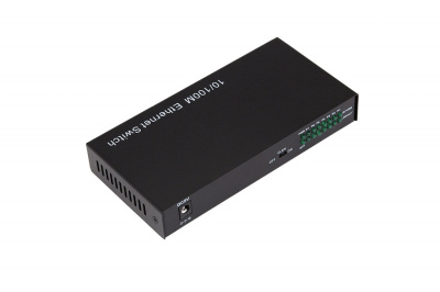 Коммутатор GIGALINK GL-SW-F000-08F, 8 портов UTP 100Мбит/c, 1xSFP