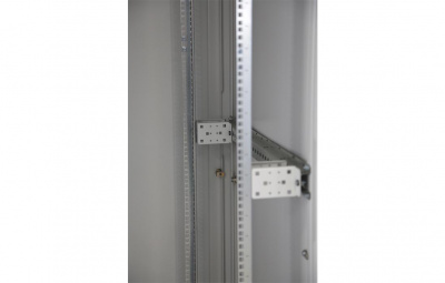 Шкаф телекоммуникационный напольный 19",42U(800x800), ШТ-НП-42U-800-800-С, передняя дверь стекло ССД