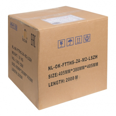 Кабель оптический NetLink NL-OK-FTTH-8A-M2, 8 волокон