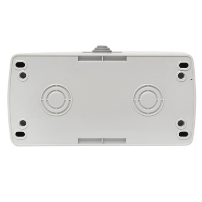 Мурманск Розетка 2-местная 16А с заземлением с крышкой IP54 серый с защитными шторками EKF