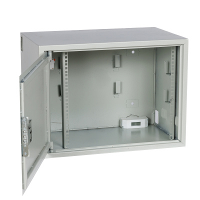 Шкаф антивандальный ШТА Е-2 с DIN рейками 19 и электрикой