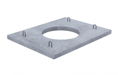 Плита перекрытия колодца ККСр-1-10(80) (В20)