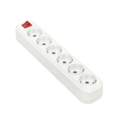 Колодка 6 гнезд 16А 3,5кВт c выкл, с/з Эксперт EKF PROxima