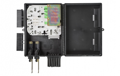 Муфта-кросс МКО-П3/С09-4/4SC-2PLC4-SC/APC-20SC-20SC/APC -4SC/APC ССД