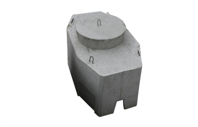 Крышка запорная бетонная, тип "пробка"