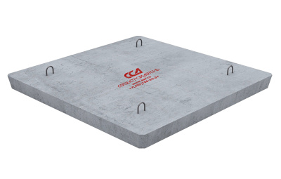 Плита ПАКС 1,4х1,4 анкерная колодца связи ( В15) ККП-3