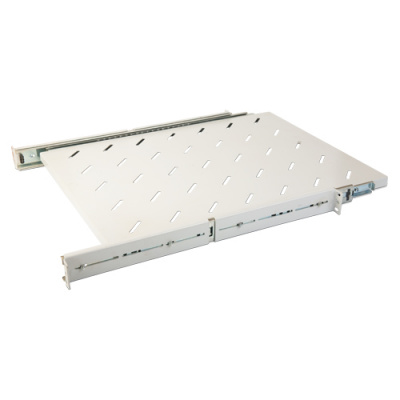 Полка выдвижная 19 глубиной 550 мм. для шкафов и стоек