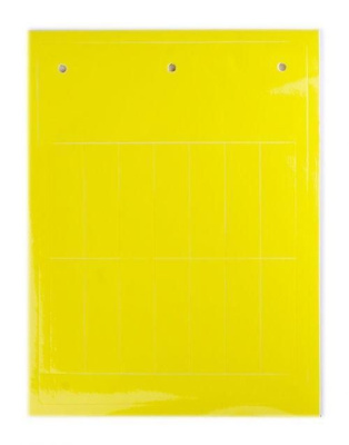 Табличка эластичная клейкое основание винил желт. (уп.140шт) DKC TAF1549AY