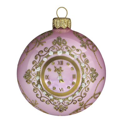 Шар "Новогодние куранты", 80 мм., в подарочной упаковке, мультицвет