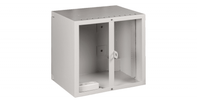 Шкаф антивандальный Netlan 9U EC-WS-095650-GY, 562х556х506мм, с замком, серый