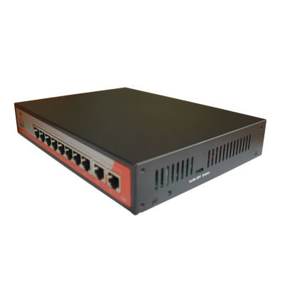 Коммутатор NL-SW-AFG-08/С02S v2 ,  неуправляемый,  PoE.