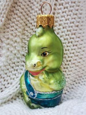 Елочное украшение "Дракоша" (Символ года), в подарочной упаковке, h-7,5 см